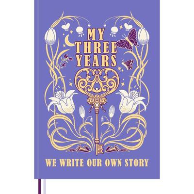 kinbor三年五年日记本64g插画封面笔记本记事本A5手帐三年五年连用自填式计划本时间管理效率手册