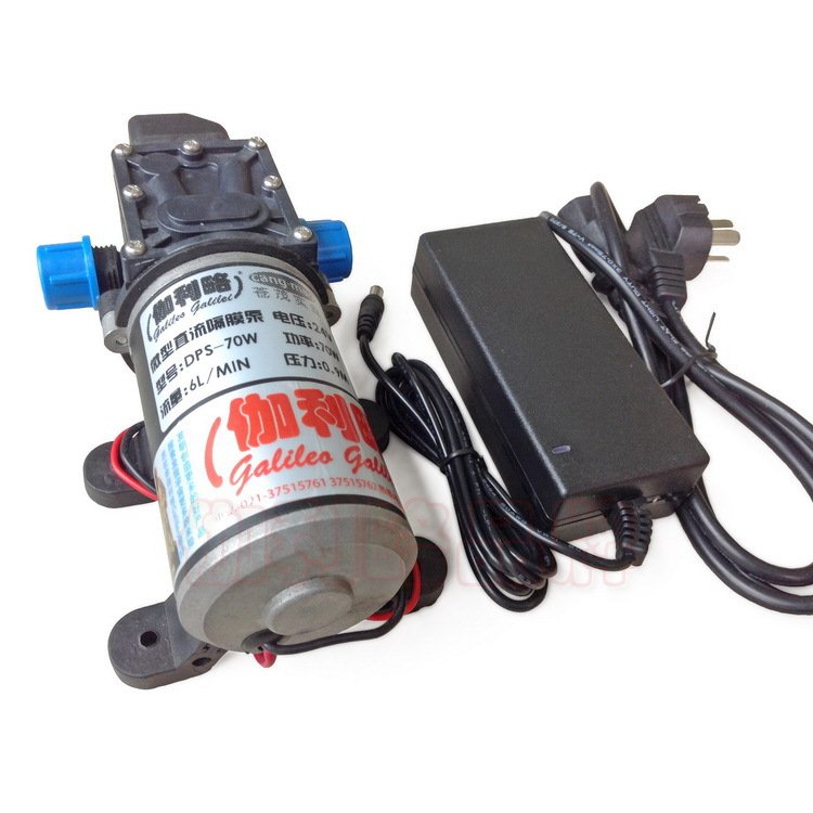 DPS直流小微型喷雾器打药机车载高压洗车电动隔膜泵 伽利略品牌