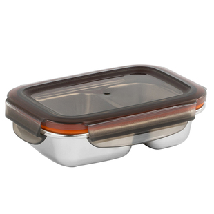 cuitisan酷艺师套装不锈钢分隔饭盒保鲜盒多用途可微波炉加热