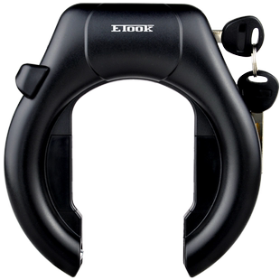 ETOOK自行车锁蟹钳弹簧马蹄锁山地公路车老式车架圆圈锁骑行装备