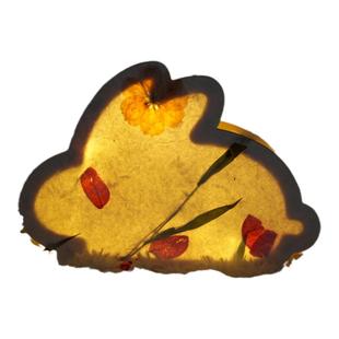 春节新款古风兔子灯笼儿童中式手提宫灯花灯手工diy材料包