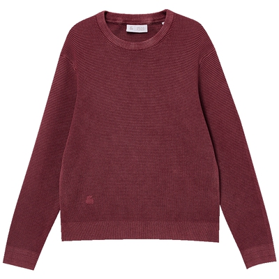 杰克琼斯男装毛衣冬季2025年新款简约印花纯色时尚圆领长袖针织衫