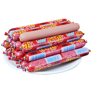 金锣福火腿肠香肠淀粉肉肠小零食即食煎炸泡面搭档烤肠28g整箱装