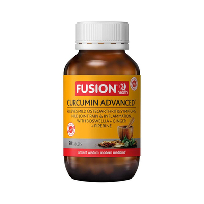 澳洲直邮 FUSION 康牌Curcumin加强版姜黄素胶囊90粒 骨消焱 去湿