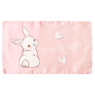 儿童真丝枕套卡通晚安系列宝宝桑蚕丝枕头套亲肤枕巾四季安睡福利