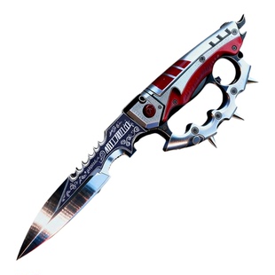 北极星蝴蝶刀三角洲行动周边未开刃合金可伸缩玩具模型怜悯黑海