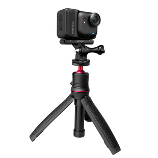 适合Insta360GO UItra自拍杆三脚架迷你便携影石GO UItra运动相机手持伸缩杆自拍延长杆支架桌面三角架配件