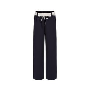 madeinnormal设计师品牌LOOKNOW冬季新款撞色翻边腰头卫裤