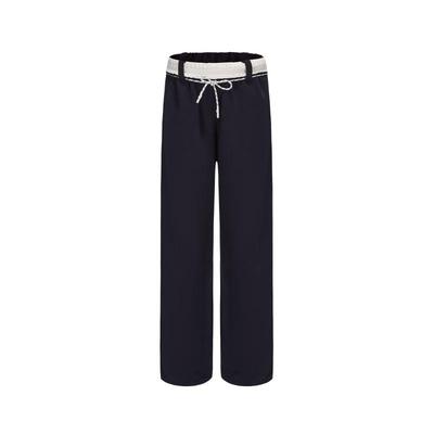 madeinnormal设计师品牌LOOKNOW冬季新款撞色翻边腰头卫裤