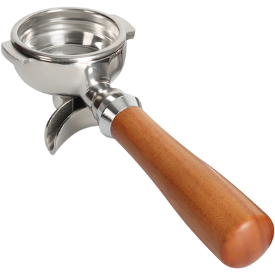 爱宝无底手柄双嘴不锈钢咖啡机