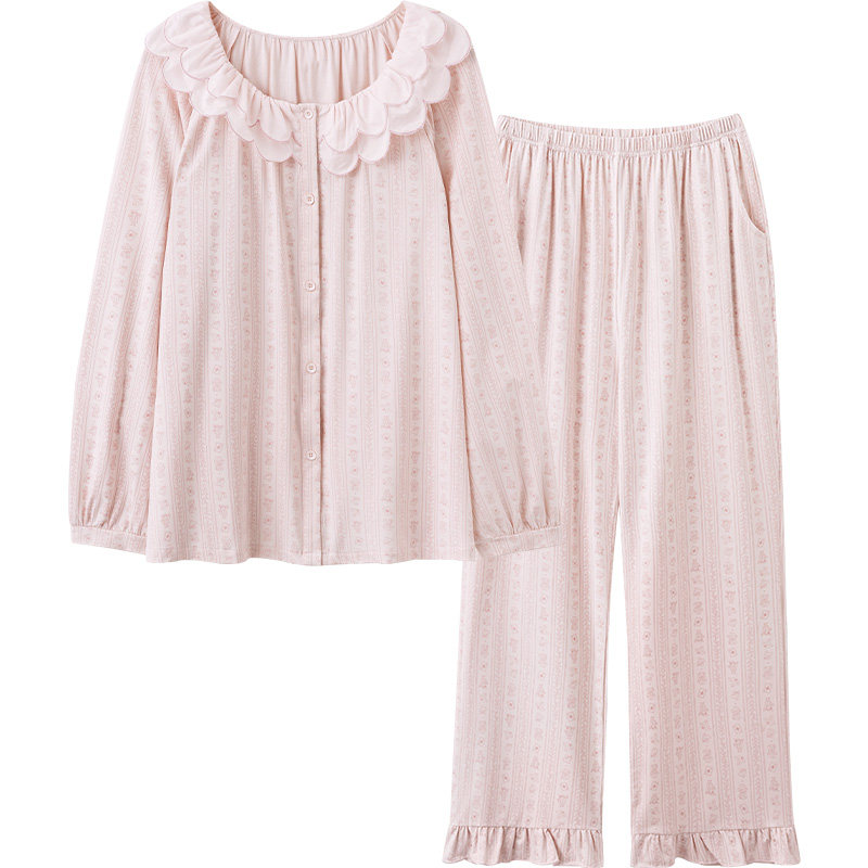 马克公主法式少女甜美家居服春秋