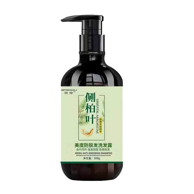 侧柏叶植物防脱洗发水人参增发密洗发水