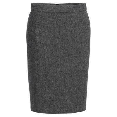 显瘦灰色大码半身裙新品