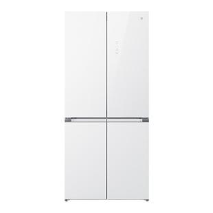 小米米家508L白色玻璃60cm超薄平嵌十字门风冷无霜嵌入式冰箱