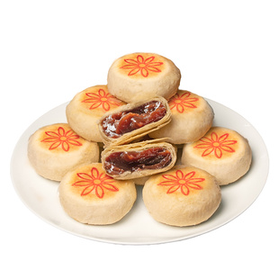 陶大公子红豆薏米饼无蔗糖早餐休闲零食小吃饱腹古法红豆饼芡实