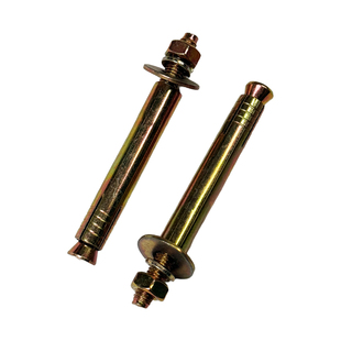 国标彩锌镀锌铁膨胀螺丝螺栓爆炸拉爆螺丝外膨胀螺栓M8M10M12M16