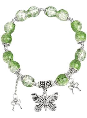 女玻璃文艺剔透亮眼手环