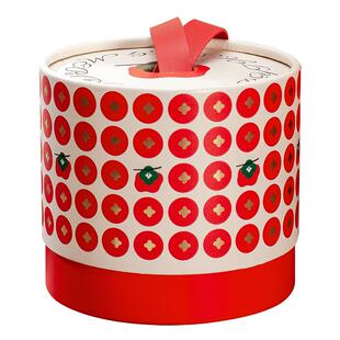 新款抱抱桶礼盒节日烘焙包装盒雪花酥饼干糖果手提好柿连连伴手礼