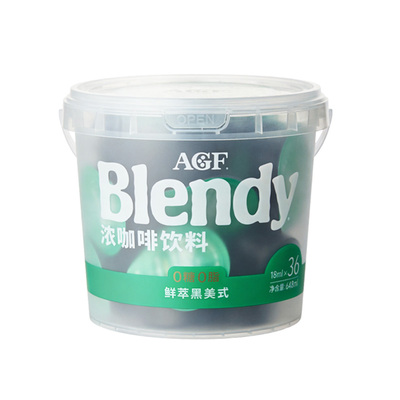 AGF浓缩咖啡液鲜萃黑美式