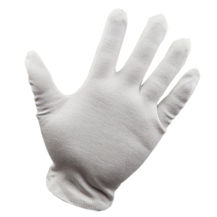 夏季薄款白手套纯棉礼仪文玩盘珠汗布防滑劳保作业表演耐磨手套