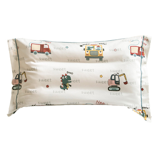 儿童枕套40x60纯棉2026新款可爱小枕头套30x50全棉宝宝专用防口水