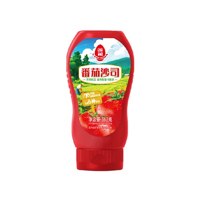 莲花番茄沙司挤压瓶番茄酱362g