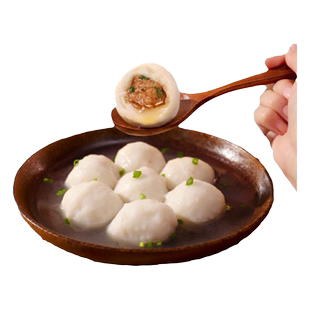 老罗家福州鱼丸鳗鱼丸福建特产营养早餐包心爆汁纯手工火锅丸子