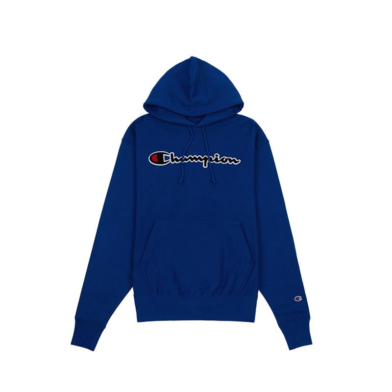 假一罚十正品CHAMPION刺绣标卫衣