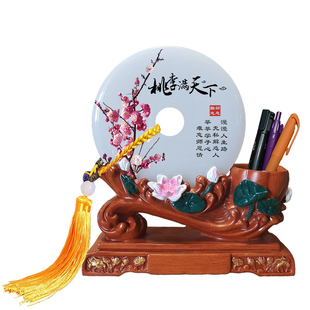 毕业季聚会送老师的礼物教师节礼品桃李满天下玉石摆件谢师纪念品