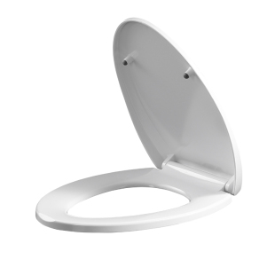 加厚通用马桶盖脲醛树脂 U型V型O型老式缓降厕所板配件坐便器盖板