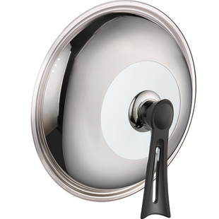 不锈钢锅盖30通用透明玻璃平底炒锅盖子32家用40大38寸34厘米36cm