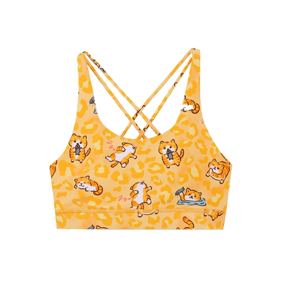 豹纹猫猫综合训练健身美背