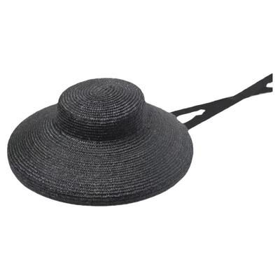 小众款出游法式春夏宽檐麦秆草帽