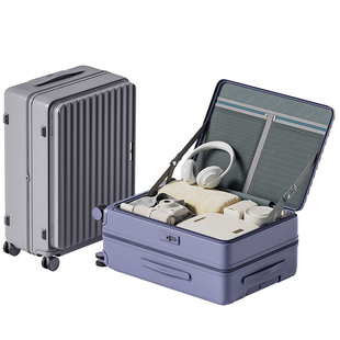 理想主义大容量行李箱女2025扩展前侧开盖旅行拉杆箱28寸密码皮箱