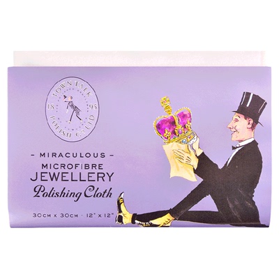 TownTalk英国泰通微纤维布钻石珠宝翡翠清洁珍珠保养布首饰清洁布