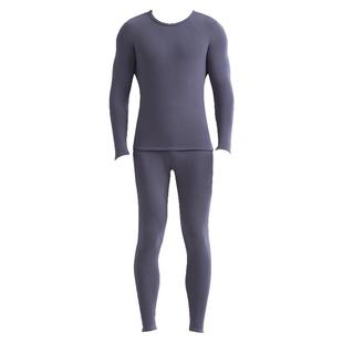 都市丽人保暖内衣男款加绒加厚羊绒蚕丝发热秋衣秋裤套装男士冬季