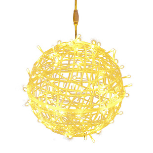 暖白led藤球户外氛围灯串满天星景观挂灯树灯网红庭院装饰布置