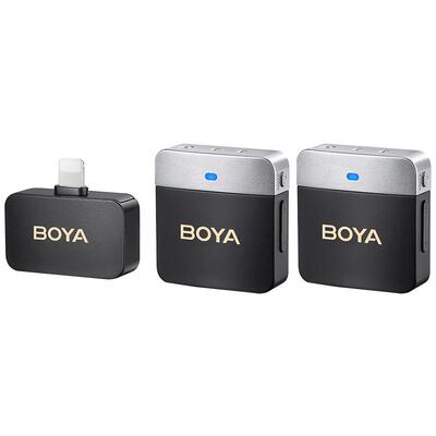 BOYA博雅手机相机无线领夹麦克风