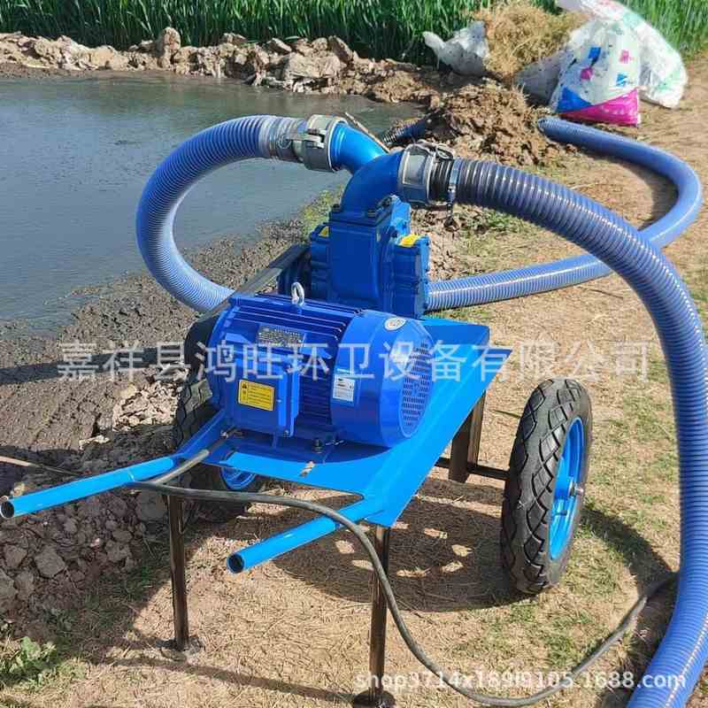 抽粪泵鸡粪鸭粪猪粪吸粪泵污水淤泥化粪池柴汽油机电机抽粪机水泵