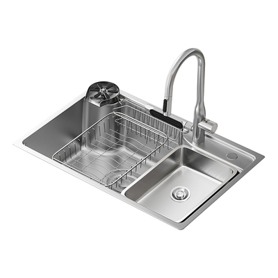 wocam沃咖厨房不锈钢水槽大单槽