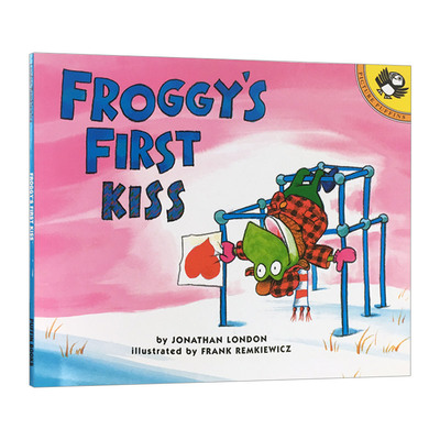 英文原版 Froggy's First Kiss 小青蛙弗洛格的初吻 大开绘本 吴敏兰书单推荐 英文版 进口英语原版书籍儿童外文书