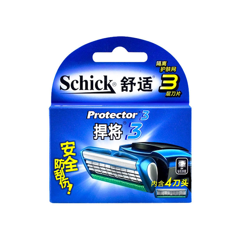Schick悍将3刀头捍将3刀片刮胡刀