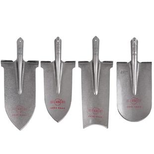 铁锹锰钢农具长头铁锨尖头大锹农用窄铲子全钢土泥锹挖树专用坑深