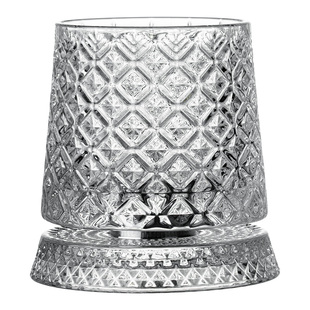 麦卡伦同款威士忌酒杯解压旋转家用白兰地洋酒杯网红高级喝酒杯子