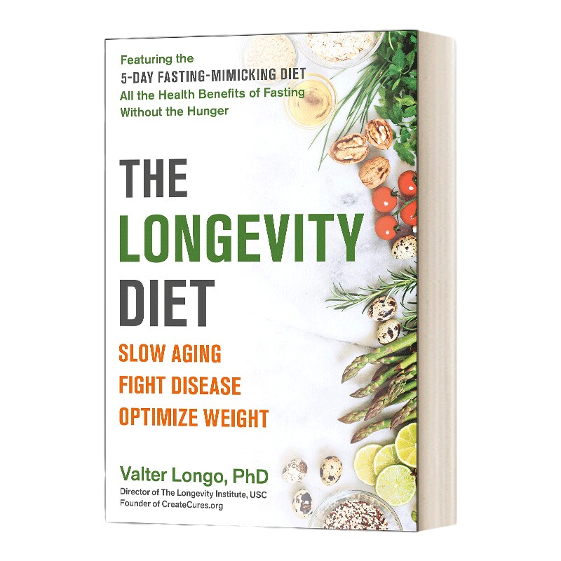 英文原版 The Longevity Diet 长寿食谱 英文版 进口英语原版书籍
