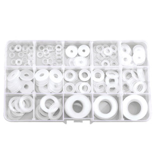 防水防漏尼龙垫圈塑料垫片垫绝缘垫圈水管PVC料密封垫圈混装套盒