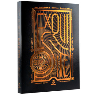 【现货】【现货】【Sendpoints】设计五感：精 Remarkable Graphic Styles--EXQUISITE 平面设计 英文原版图书书籍 善本出版图书