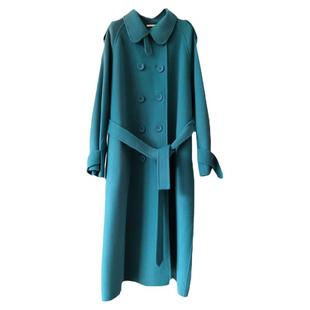 羊绒大衣女中长款2021年秋冬季新款双排扣韩版高端双面呢大衣外套