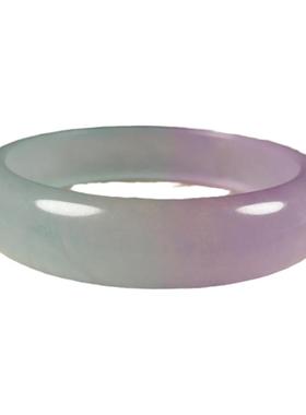 翡翠手镯手镯圆宽版石英岩玉促销