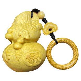 文玩葫芦手把件龙血金丝竹男士实心竹把件文玩玉竹把件大号竹雕刻